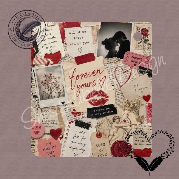 Inlays für deinen Kobo Libra Colour "Love" (1)