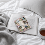 Kobo Libra Colour Inlay | "Bergurlaub rosa" | Digitaler Download | Printable Insert for Clear Case